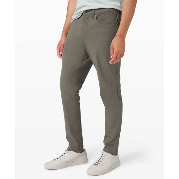 Lululemon ABC Pant Slim Warpstreme Grey Sage Men's Size 30 x 29 EUC - Picture 3 of 9